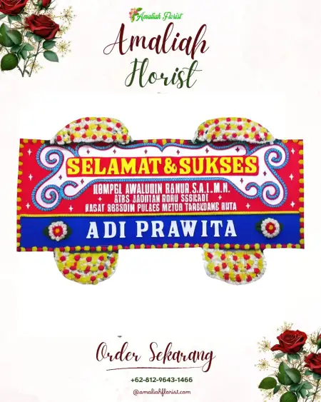 Papan Bunga Ucapan Selamat Antosari